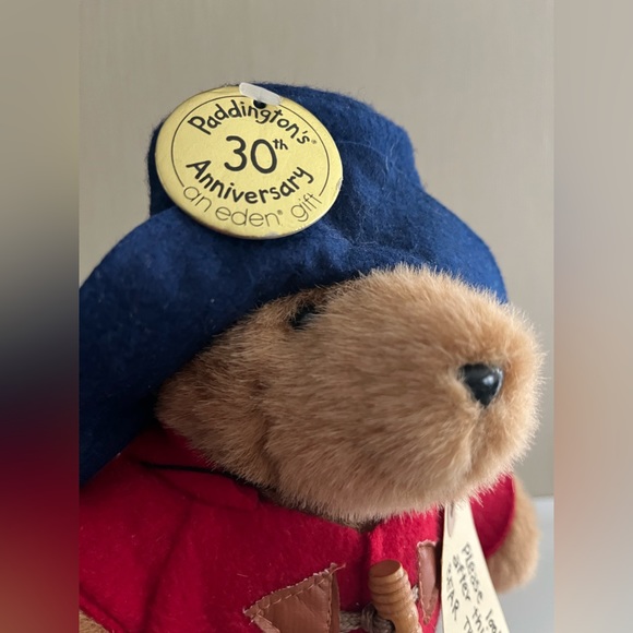 Vintage Paddington Bear Eden 30th Anniversary Plush 10" Collectors Tags 1975, 88 - Picture 5 of 8